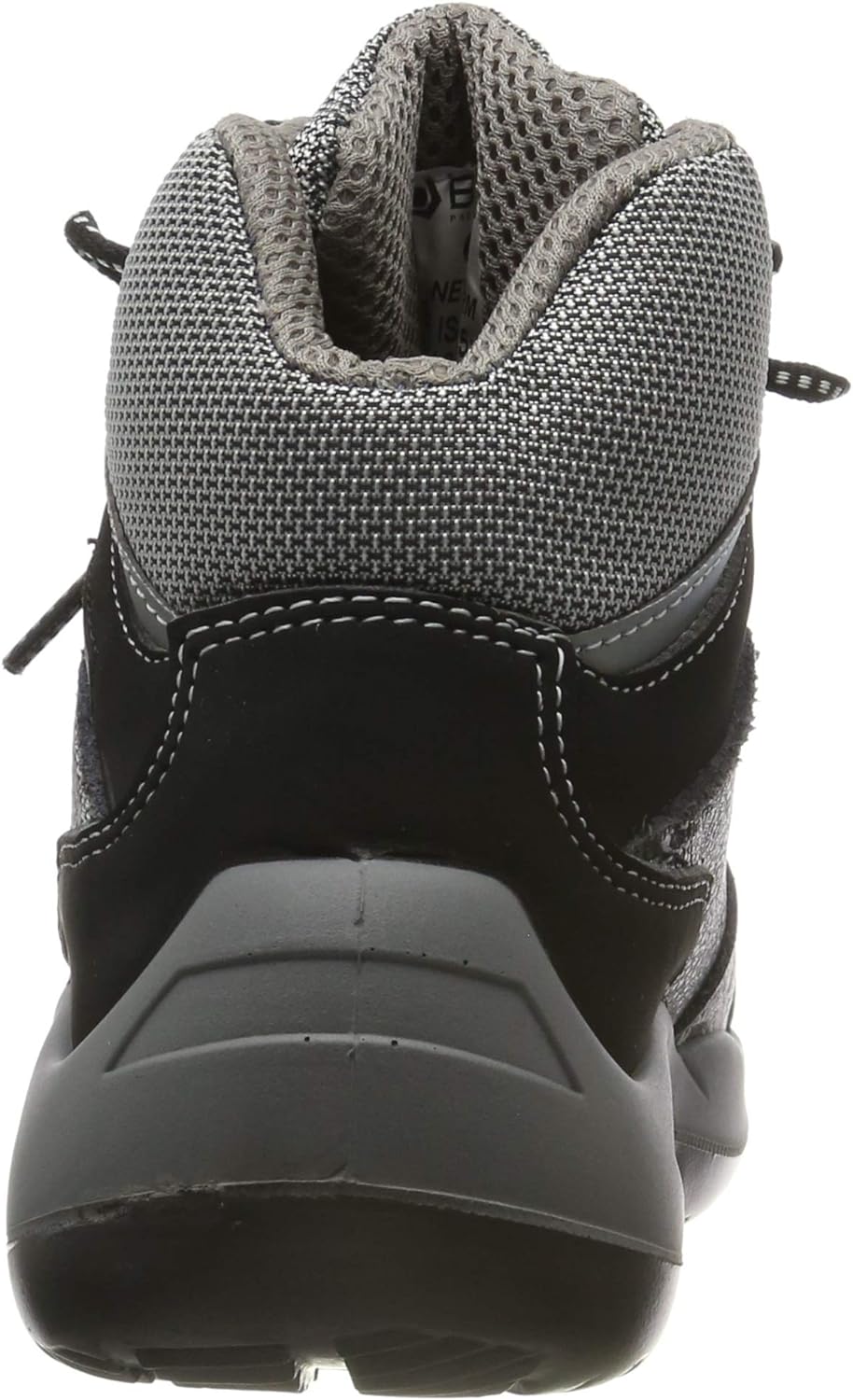 Base B119 Mens Kampfstiefel 43 EU Schwarz Grau, 43 EU Schwarz Grau