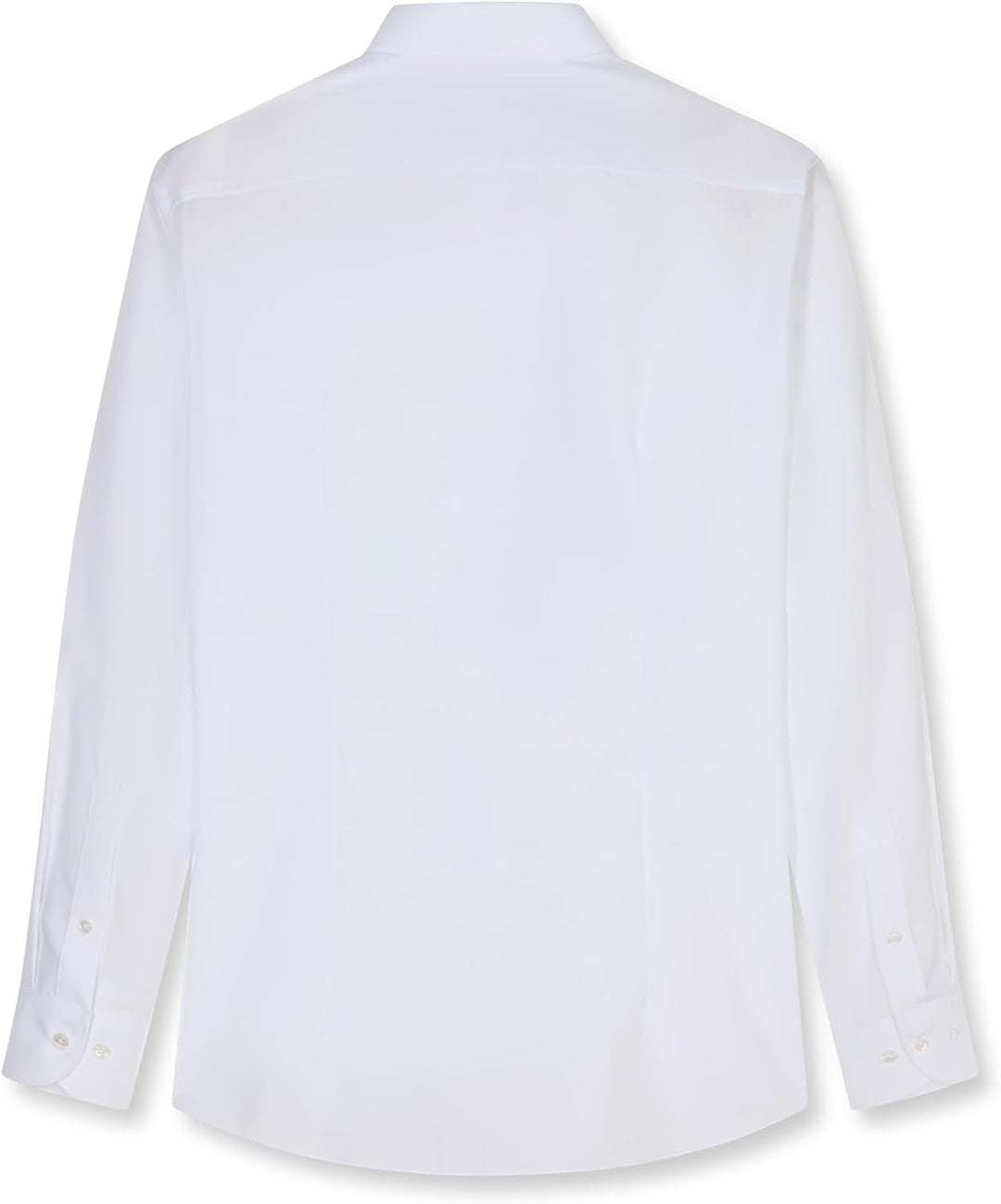 OLYMP Herren Businesshemd Langarm Luxor,Rotationsdruck,modern fit,Global Kent 37 Weiss, 37 Weiss