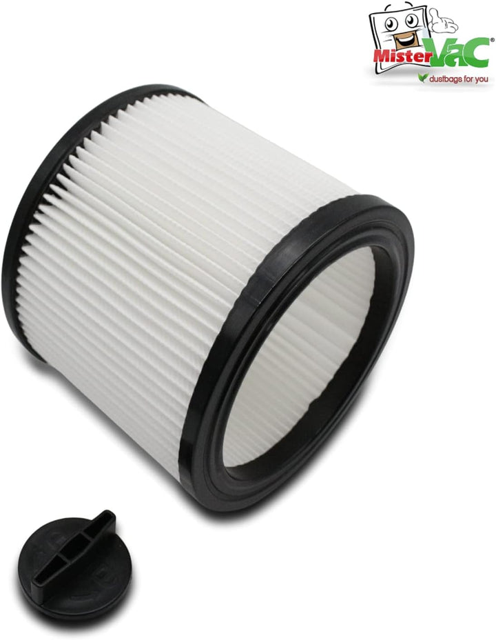 MisterVac Lamellenfilter Ersatzfilter kompatibel mit Ferrex Akku Nass-Trocken 150W 25 Liter,GDVC4025
