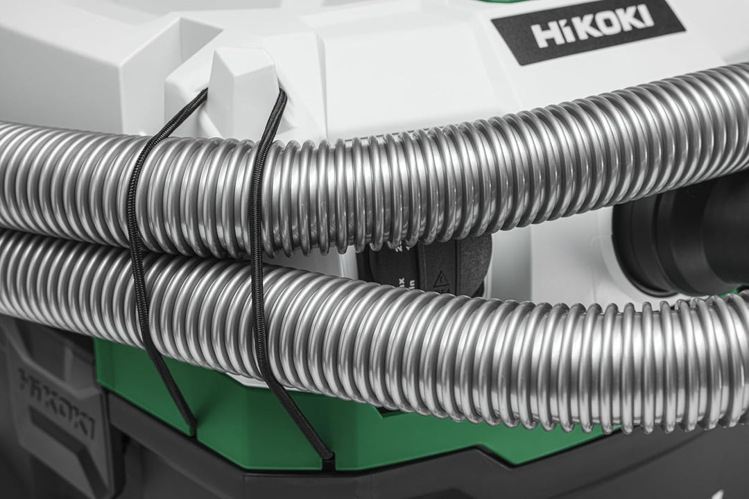 Hikoki Nass- und Trockensauger - 1200 W, 20 L, L-Klasse, Kompakt und Leicht, Manuelle Filterreinigun