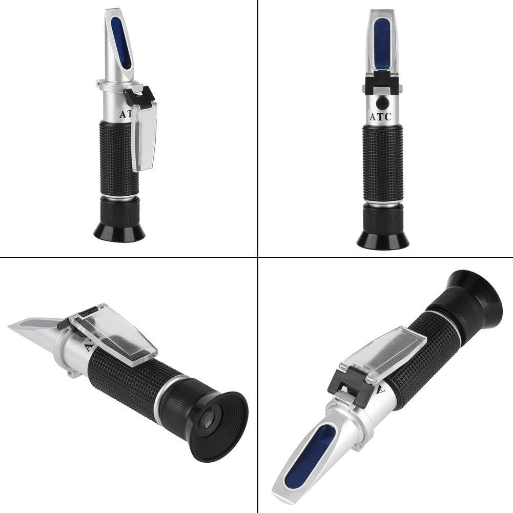Professional Brix Refractometer Kit 0-20% Honey Beer Fruit Juice Sugar Tester Measurement Device For