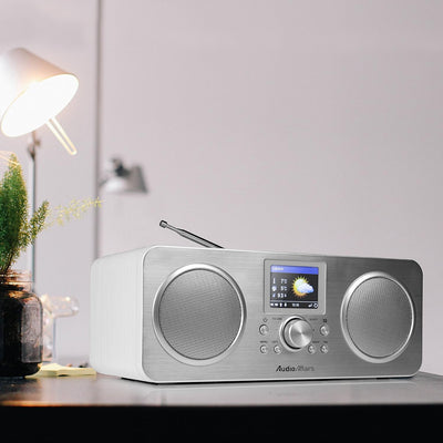 IR 010 Internetradio, Dab Radio mit Bluetooth und WLAN, Digitalradio mit LC-Farbdisplay, Akku, integ