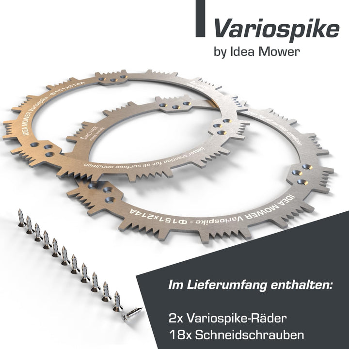Idea Mower Variospike Mähroboter Spikes kompatibel mit Husqvarna Automow Serie 300