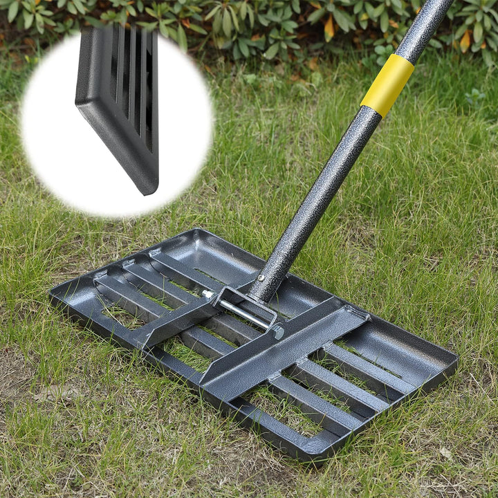 Rasenrechen Rasen Nivellierrechen Metall 182cm Golf Gartengras Surface Rasenwerkzeug Rakel für Rasen