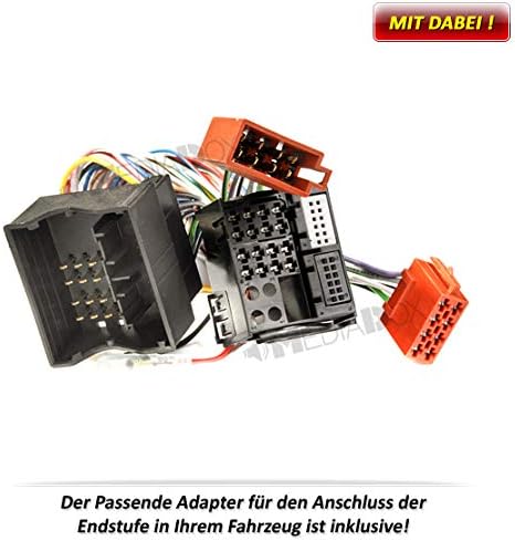 GROUND ZERO GZCS A-4.80 Auto/KFZ Plug & Play Upgrade Verstärker/Endstufe kompatibel mit AUDI - I - M