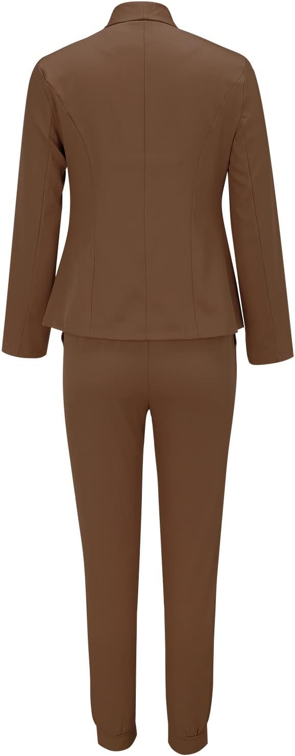 Damen Elegant Business Anzug Set Hosenanzug Damen Elegant Business Anzug Set Hosenanzug Blazer Hose
