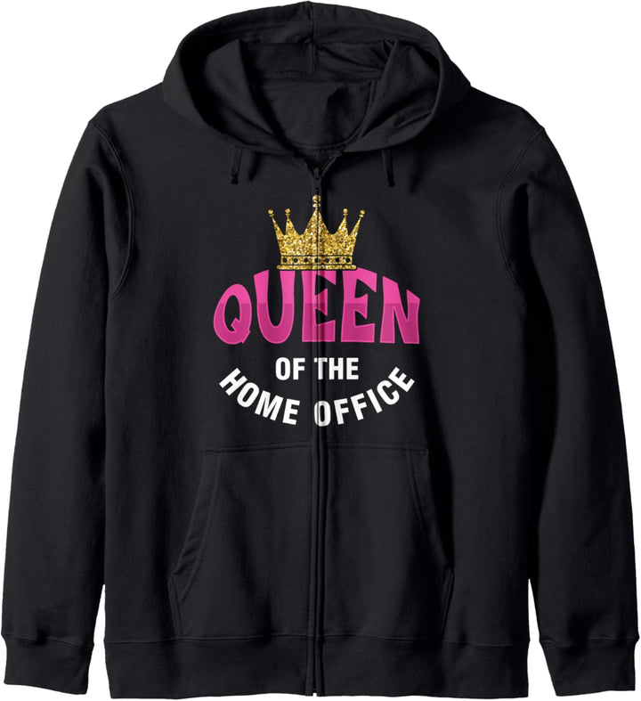 Queen Of The Home Office Arbeit von Home Mitarbeiter Mitarbeiter Mitarbeiter Kapuzenjacke