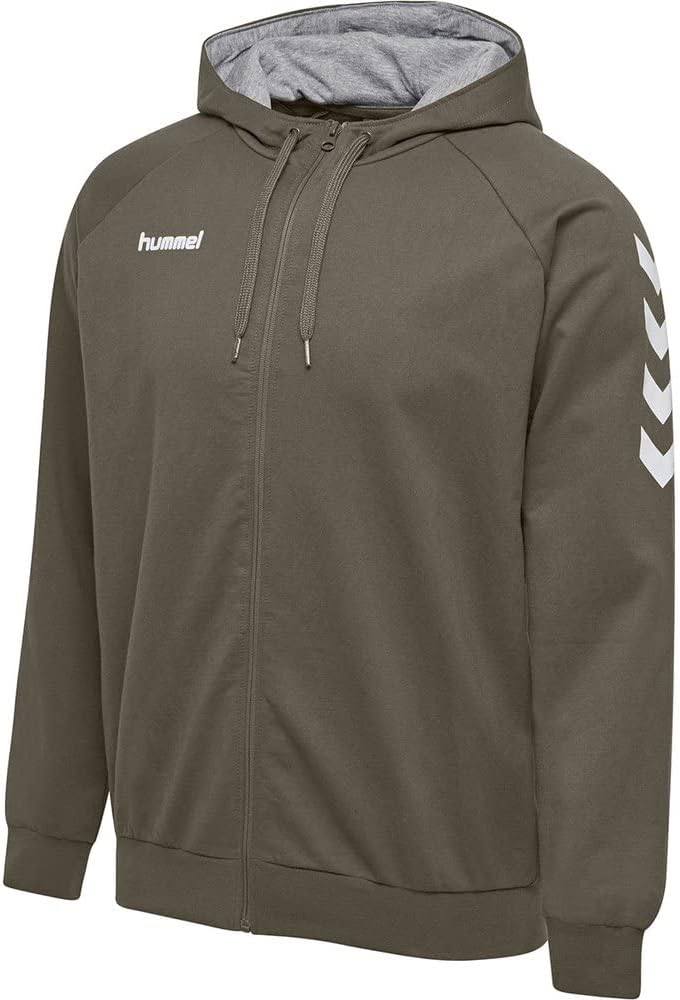 hummel Herren go Cotton Zip Hoodie Kapuzenpullover 116 Grape Leaf, 116 Grape Leaf
