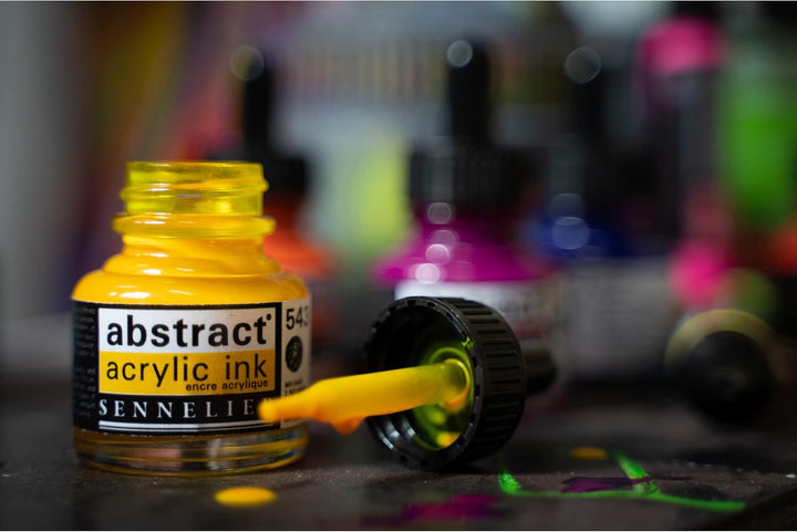 Sennelier Acryl-Tinte in Flasche, Türkis