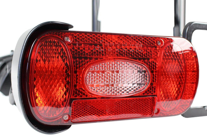 Bullwing SR8 Fahrradträger für 4 Fahrräder auf Auto Anhängerkupplung Heckträger Radträger abklappbar