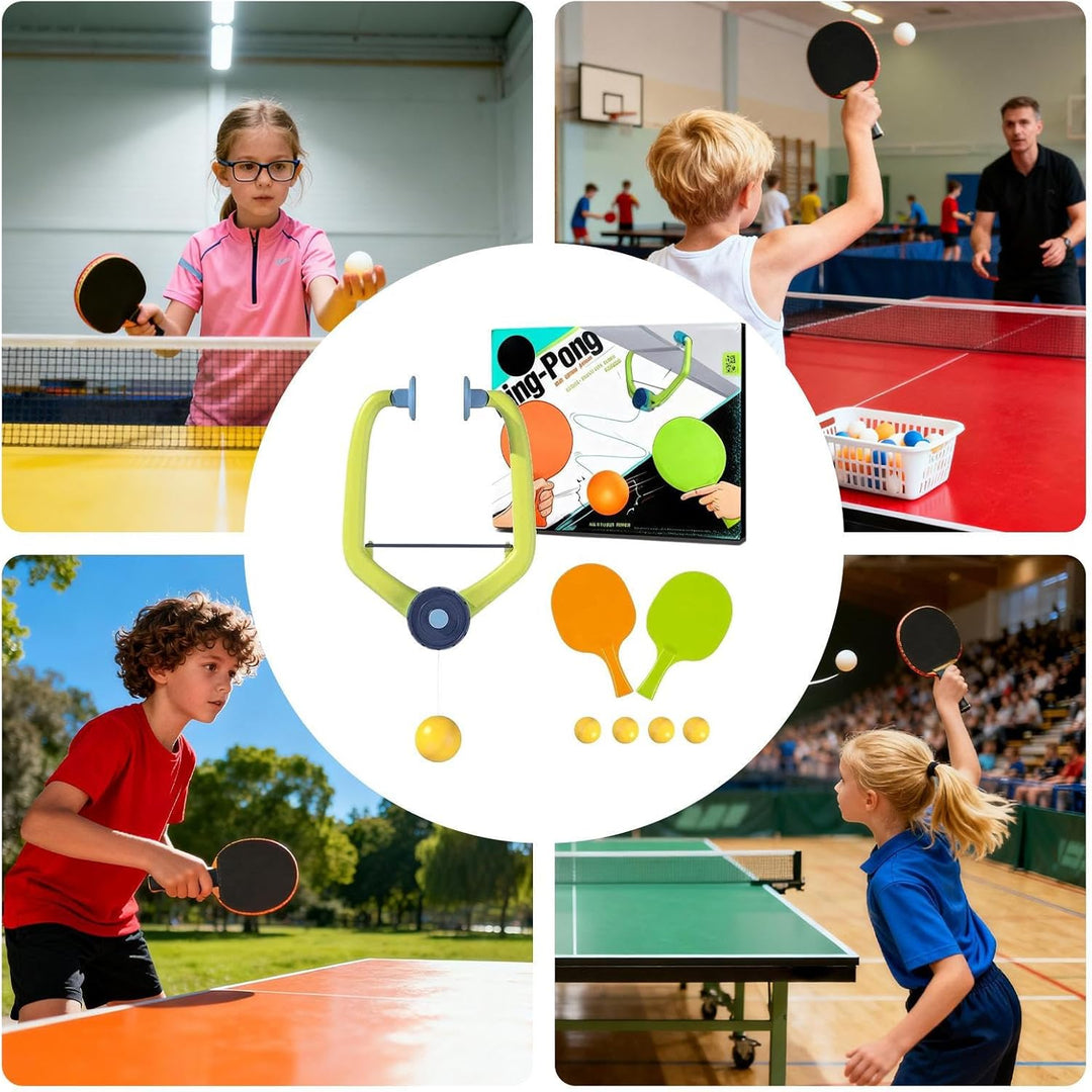 Türrahmen Tischtennis Spiel - Tragbares Pong Trainingsspielzeug | Pong Trainingsspielzeug | Für Männ