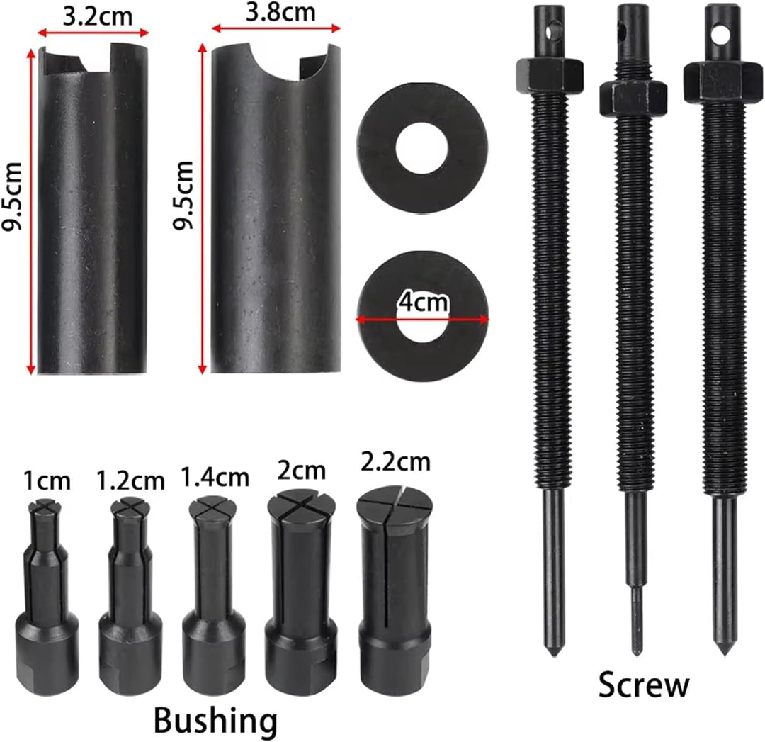 9-23 Mm Motorcycle Inner Bearing Puller with Portable Blow-Moulded Case Inner Bearing Puller Wheel B
