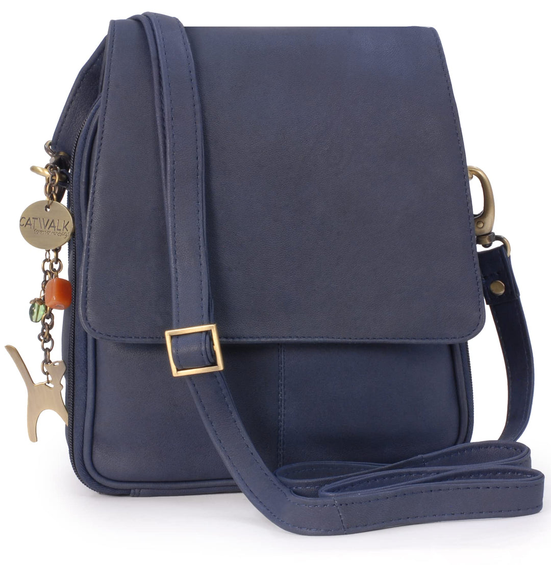 Catwalk Collection Handbags - Leder - Organizer/Umhängetasche/Schultasche/Aktentasche für Damen - ME