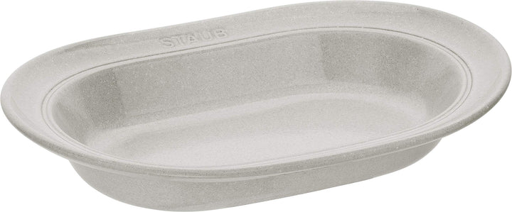 STAUB Dining Line Teller 25 cm, Keramik, Weisser Trüffel hochwertigem Material