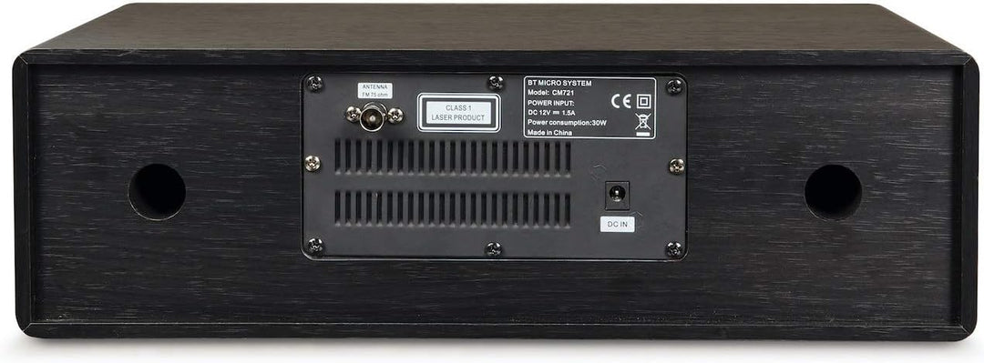 Metro Bluetooth-, UKW-Radiowecker und CD-Player, schwarz