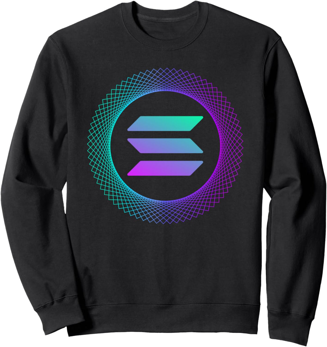 Solana SOL Münze Krypto Logo Blockchain | Solana Sweatshirt