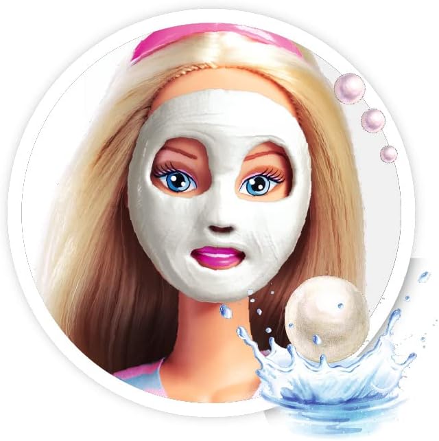 Simba Steffi Love Beauty Day, Spielpuppe im modischen Pyjama mit Gesichtsmasken und Slippers, 29cm,