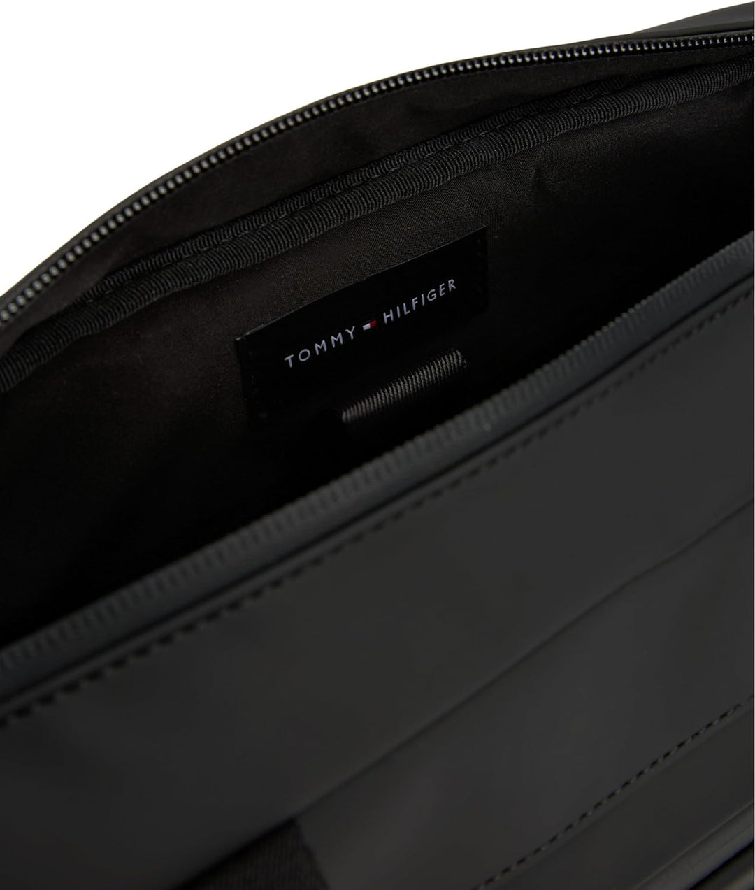 Tommy Hilfiger Herren Laptoptasche Computer Bag mit Aussentasche, Schwarz (Black), Einheitsgrösse