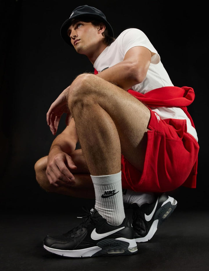 Nike Herren Air Max Excee Sneaker 29.5 EU Black White Dark Grey, 29.5 EU Black White Dark Grey