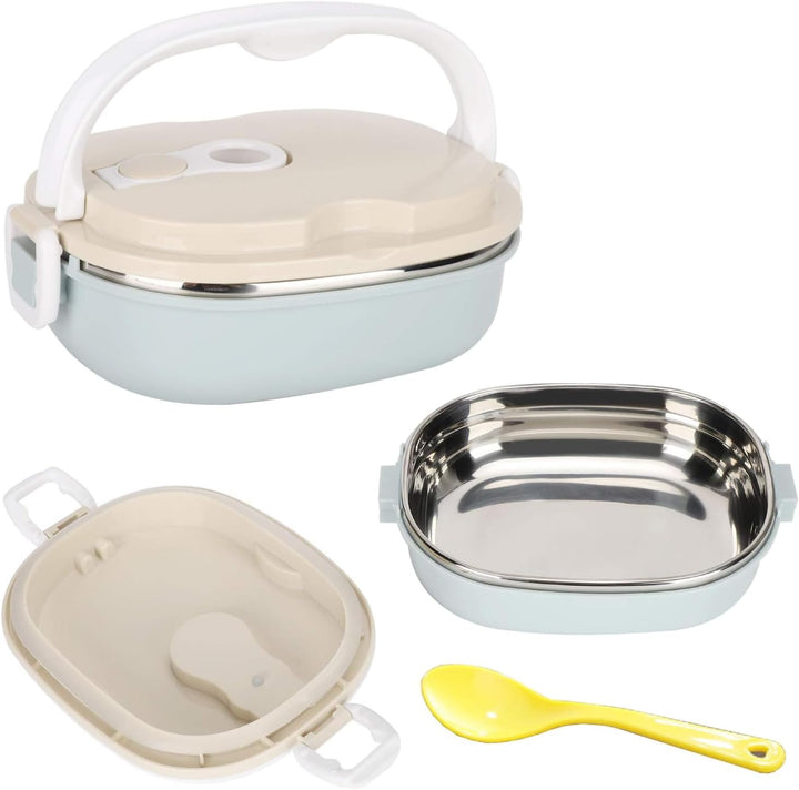 Lunchbox, 900ml Edelstahl-Bento Lunch Box, Einschichtigem Lunchbox, auslaufsichere Lebensmittelbehäl