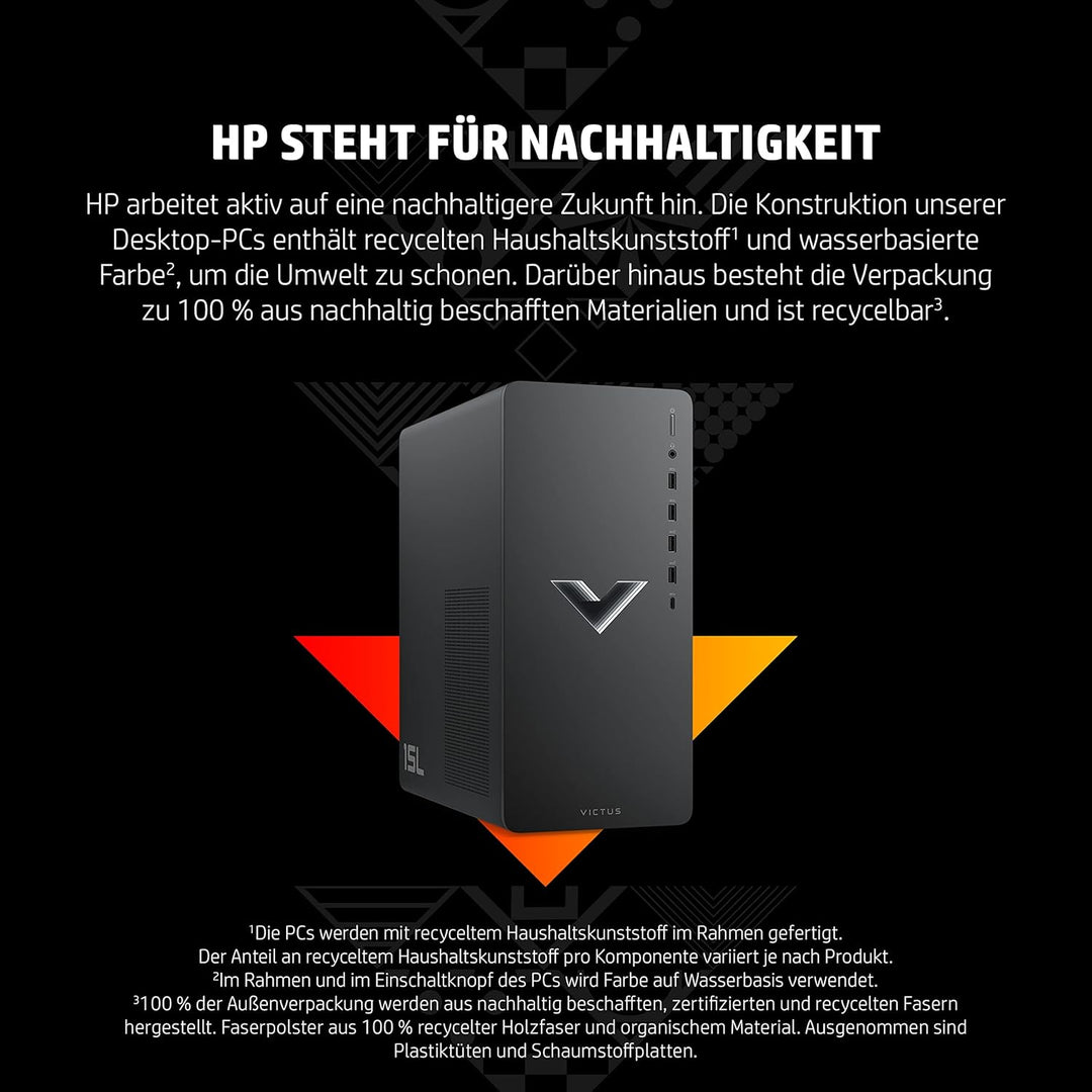 HP VICTUS Gaming PC, Intel® Core™ i5-14400F, 16 GB DDR4 RAM, 512 GB SSD, NVIDIA GeForce RTX 4060, Wi