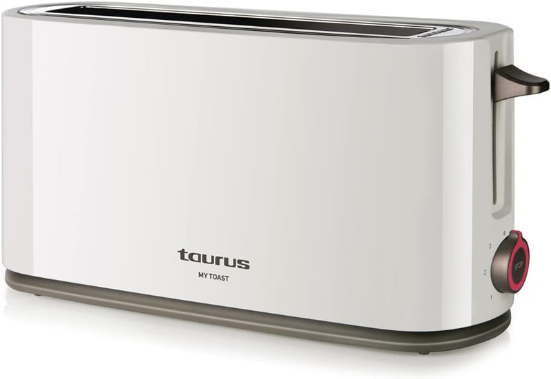 Taurus My Toast Toaster mit langem und extra breitem Schlitz, Kunststoff, mehrfarbig 1 Lange Schlitz