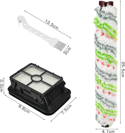 7 Stück Staubsauger Bürstenrolle Zubehör für Bissell Crosswave 1866/1868/1926/1785 Staubsauger-Ersat