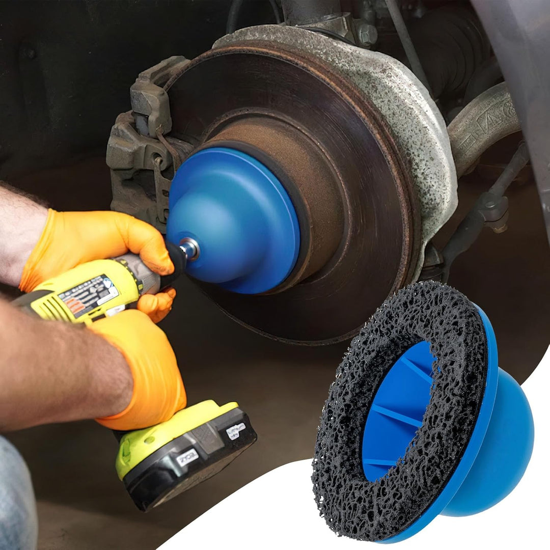 Ø 150 mm Radnabenschleifer, Innen Ø 90 mm Radnaben Bürste für Auto, Radnabenreiniger, Nabenschleifer