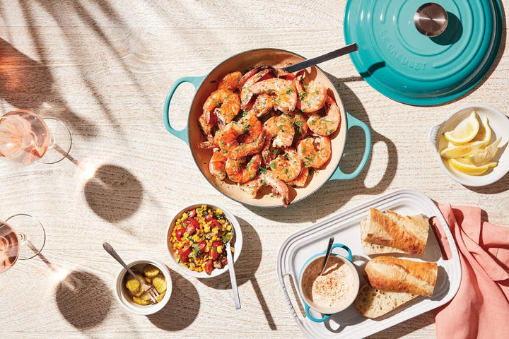 Le Creuset Signature Gusseisen Gourmet-Profitopf, Rund, Ø 30 cm, 3,5 l, Für alle Herdarten inkl. Ind