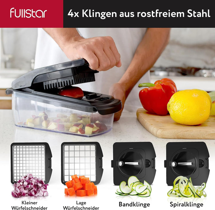 Gemüseschneider Spiralschneider Gemüsehobel - Gemüse Schneider Zwiebelschneider Kartoffelschneider O