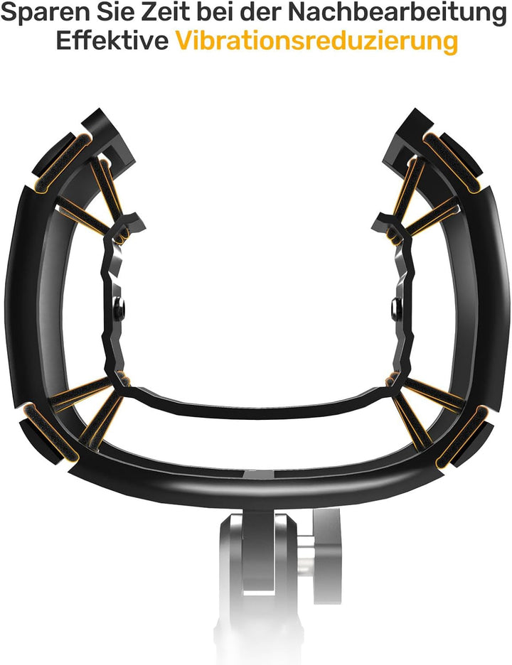 Wave Shock Mount, Kompatibel mit den Elgato Wave 1- und Wave 3-Mikrofonen, Metallrahmen und Verstärk