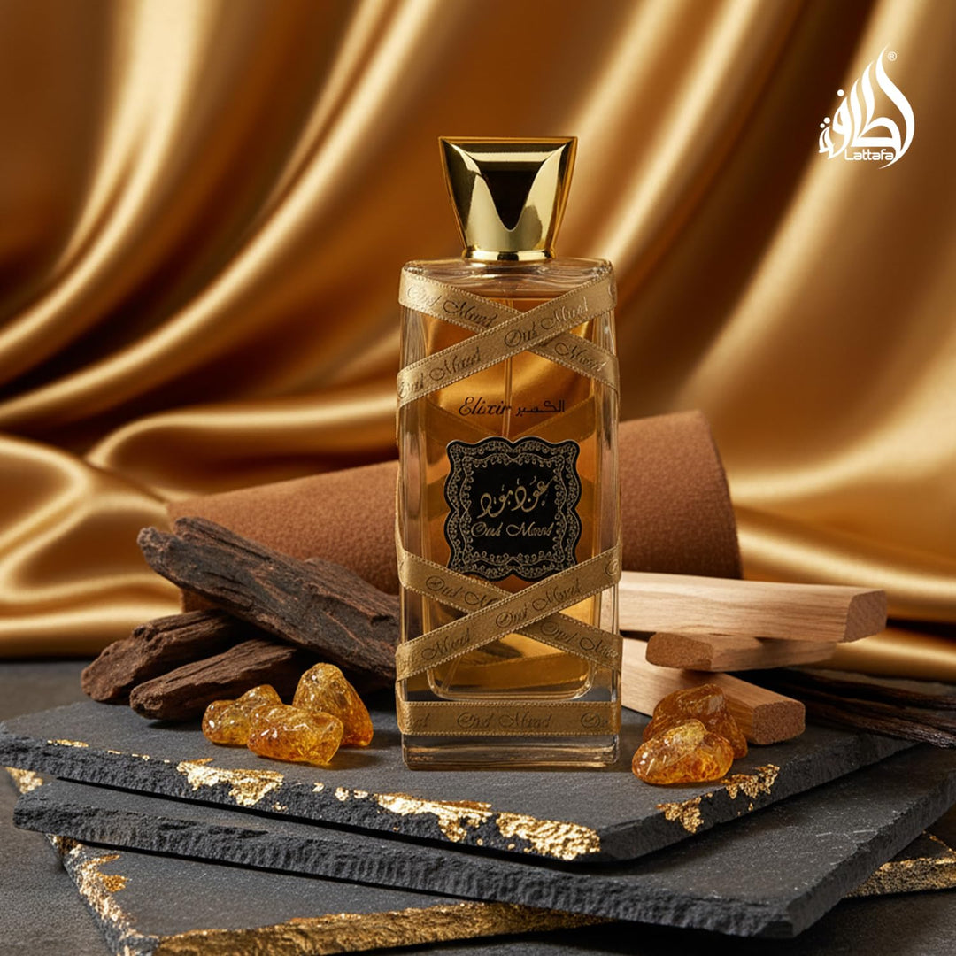 Lattafa, Oud Mood, Eau de Parfum, orientalischer Duft, 100 ml Sandalwood 100 ml (1er Pack), Sandalwo