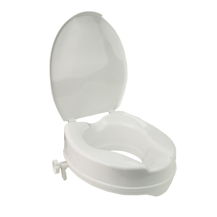 Stock-Fachmann® Toilettensitzerhöhung Toilettenaufsatz WC Aufsatz Erhöhung Mit Hygiene-Ausschnitt We