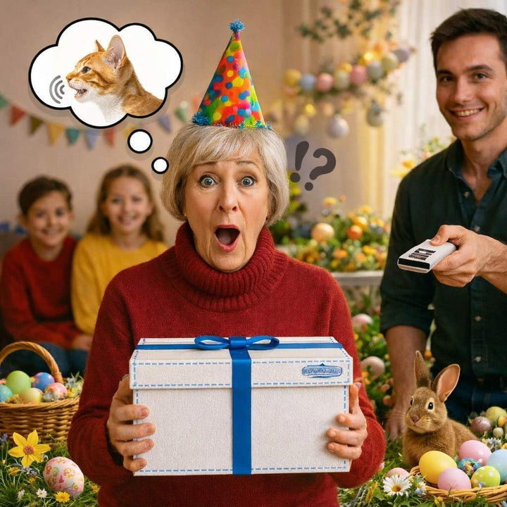 DanDiBox Ostergeschenkebox mit Tiergeräuschen und Bewegungen Ostern Geschenke Osterkorb Osternest Os