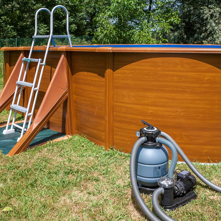 Gre FS320 - Sandfilter für Pools, 180 w, 4000 l / h, mit einer Pumpe von 0,24 CV, mit einer Pumpe vo