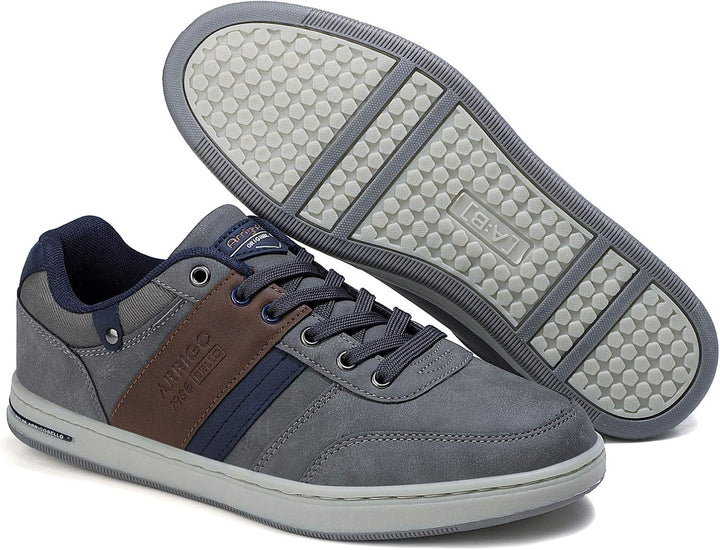 ARRIGO BELLO Freizeitschuhe Herren Sneaker PU Leder Walkingschuhe Atmungsaktive Athletic Formal Clas
