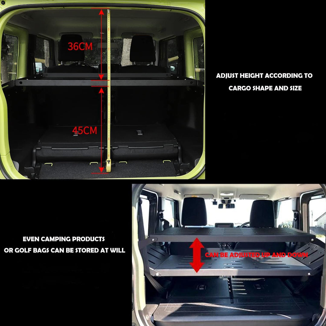 Archaic Aufbewahrungsregal für Suzuki Jimny JB64 JB74 Sierra 2018–2024, Gepäckregal, Hängeaufbewahru