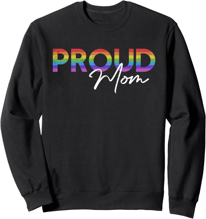 Stolze Mama Queer LGBTQIA Regenbogen Gay Pride Month LGBT Sweatshirt