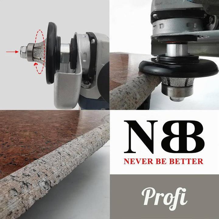 NBB Diamant-Profilscheibe Diamantfräser Fräsbohrer Trennreibahle Profilierungs-Bit für Porzellan Fli