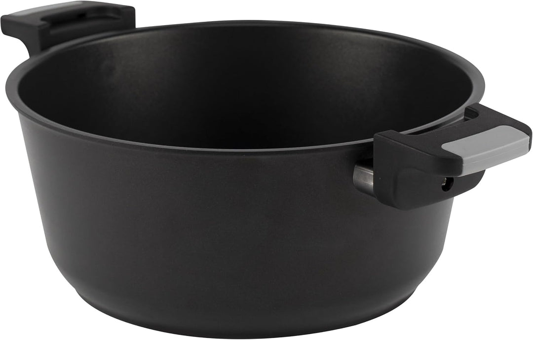 REMOSKA Tria 610 W 3 in 1 Topf mit 3 Tellern Backen Garen Schmoren Dünsten Garen unter mittlerem Dru