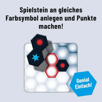 KOSMOS 682958 Einfach Genial - Das clevere Legespiel, Brettspiel für die ganze Familie und Kinder ab