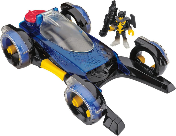 Mattel Fisher-Price DRM48 - Verwandelbares Batmobil Fahrzeug Deutsch