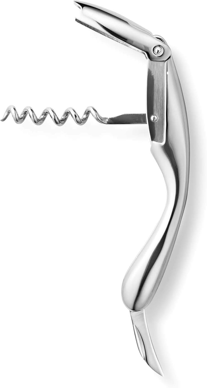 Georg Jensen GJ 081031 Korkenzieher, Edelstahl, Stainless Steel, 15,7 x 7,7 x 2,8 cm