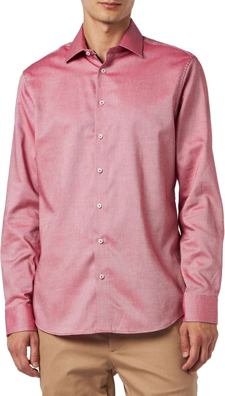 Seidensticker Herren Hemd 37 Rot, 37 Rot