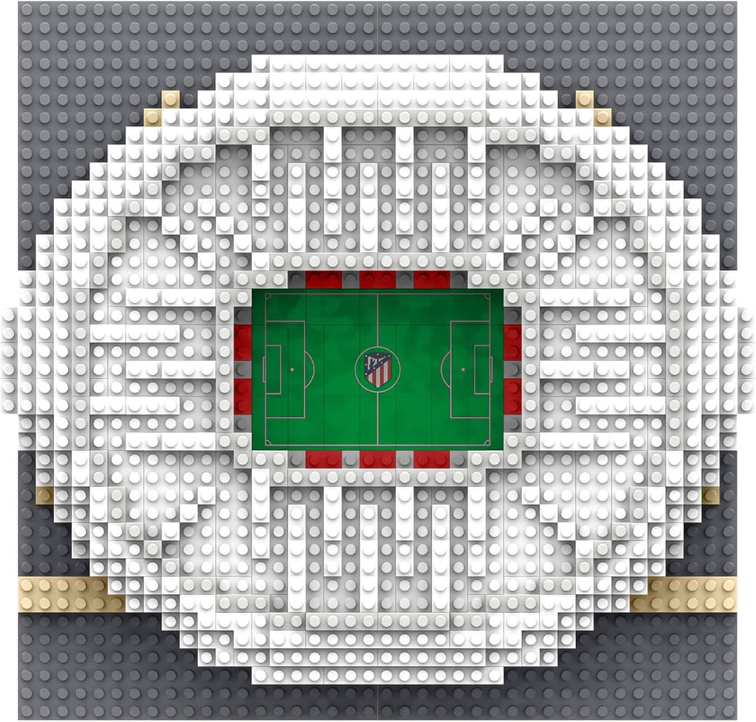 FOCO Offiziell Lizenziertes Mini-BRXLZ-Stadion-Spielzeugmodell (Atletico Madrid FC), Atletico Madrid