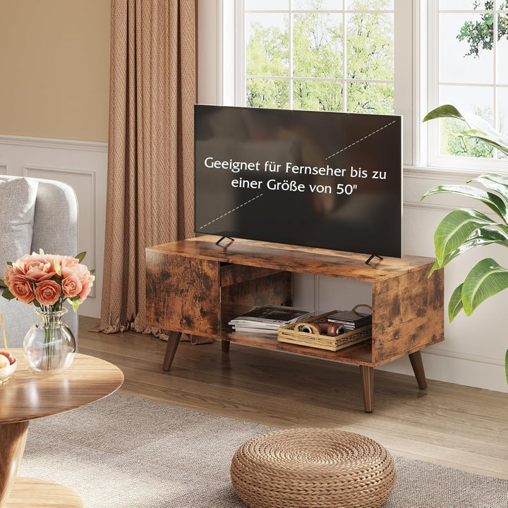 WLIVE Couchtisch Holz, Wohnzimmertisch mit Schubladen und Aufbewahrung,Wohnzimmer Tisch für Couch, S