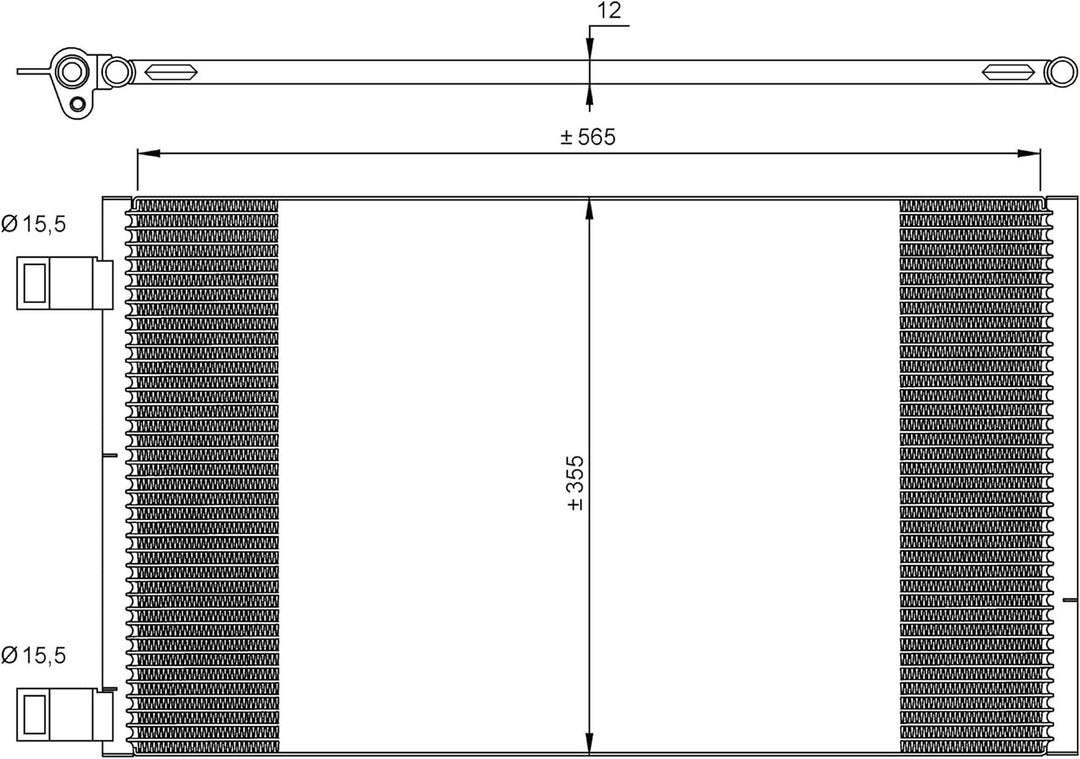 NRF 35902 Kondensator, Klimaanlage