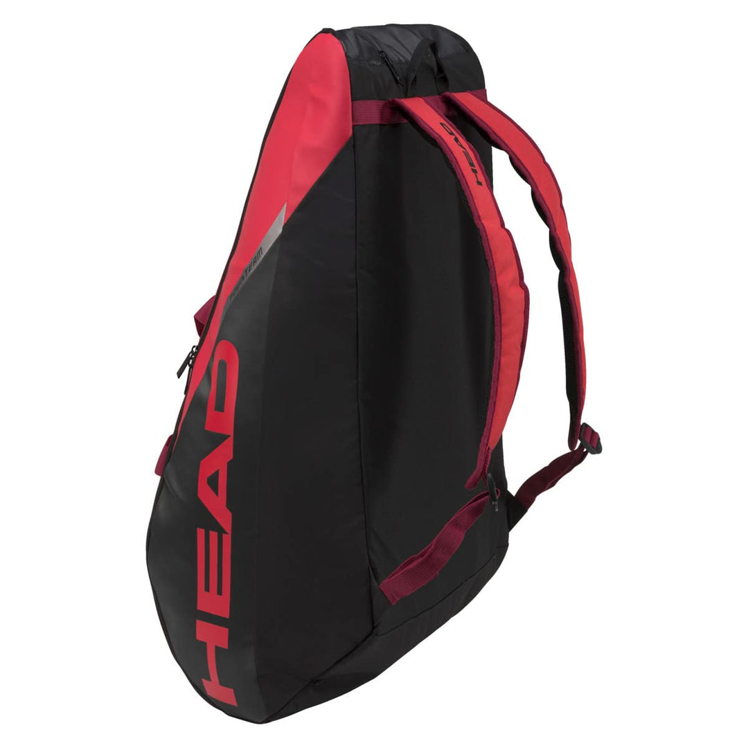 HEAD Tour Team Tennis-Tasche, schwarz, One Size 12R Schwarz/Rot, 12R Schwarz/Rot
