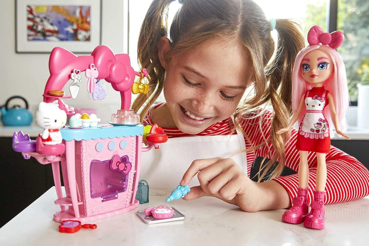 Mattel Mattel Hello Kitty GWX05 - Gourmetküchenspass Spielset, Mattel Mattel Hello Kitty und Éclair-