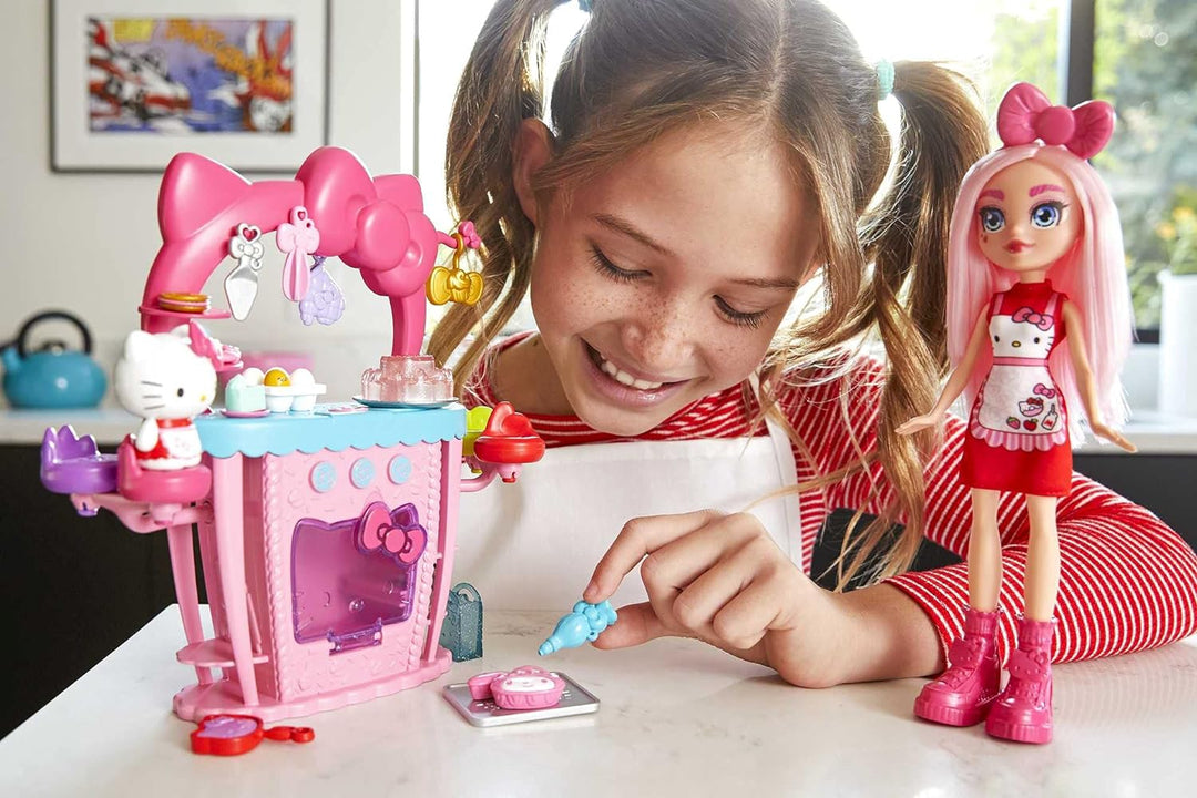Mattel Mattel Hello Kitty GWX05 - Gourmetküchenspass Spielset, Mattel Mattel Hello Kitty und Éclair-